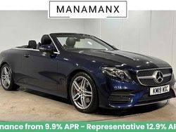 Blue Used 2019 Mercedes E220 AMG line Cabriolet | £19,790 (Good price)