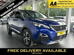 Blue Used 2018 Peugeot 3008 GT-line Hatchback | £15,495 (Fair price)