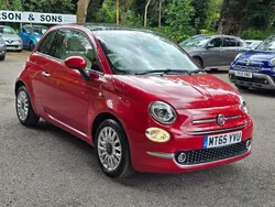 Red Used 2015 Fiat 500 Lounge Hatchback | £7,495 (Fair price)
