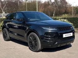 Black Used 2025 Land Rover Range Rover evoque SE Dynamic SUV | £43,700 (Expensive)