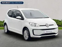 White Used 2018 VW up! move up! Hatchback | £7,652 (Fair price)
