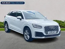 White Used 2019 Audi Q2 S-Line SUV | £14,989 (Fair price)