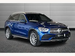 Blue Used 2022 Mercedes GLC300e AMG Line Premium SUV | £32,493 (Good price)