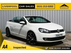 White Used 2014 VW Golf Cabriolet GT Cabriolet | £4,195 (Good price)