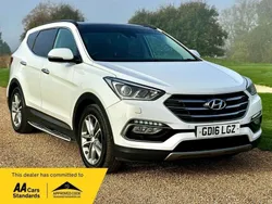 White Used 2016 Hyundai Santa Fe Premium SE SUV | £9,157 (Fair price)