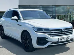 White Used 2023 VW Touareg R-line SUV | £43,764 (Fair price)