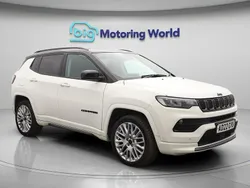 White/black Used 2022 Jeep Compass SUV | £15,700 (Fair price)