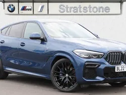 Blue Used 2022 BMW X6 M Sport SUV | £45,991 (Good price)