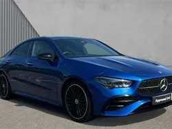 Blue Used 2024 Mercedes CLA220 AMG Line Premium Plus Sedan | £32,605 (Fair price)