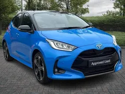 Blue New 2024 Toyota Yaris Hybrid Edition Hatchback | £24,973 (Fair price)