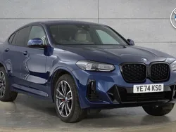 Blue Used 2024 BMW X4 M Sport SUV | £47,795 (Fair price)