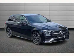 Black Used 2024 Mercedes C220 AMG Line Premium Plus Estate | £39,250