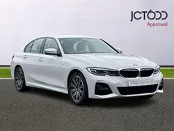 White Used 2021 BMW 330e M Sport Sedan | £20,000 (Fair price)