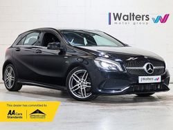 Black Used 2017 Mercedes A180 AMG line Hatchback | £10,000 (Fair price)