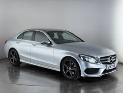 Silver Used 2017 Mercedes C220 AMG line Sedan | £12,600 (Good price)