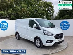 Frozen white (solid paint) Used 2022 Ford Transit Custom Limited | £18,995 (Good price)