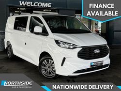 White New 2025 Ford Transit Custom Limited Van | £37,500 (Expensive)
