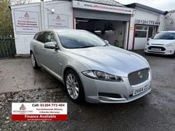 Silver Used 2014 Jaguar XF Sportbrake Premium Luxury Estate | £7,695 (Fair price)