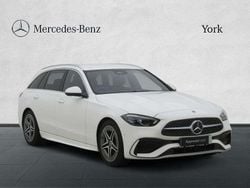 White Used 2025 Mercedes C200 AMG line Estate | £31,995 (Good price)