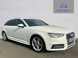 White Used 2018 Audi A4 S-Line Estate | £9,990 (Fair price)
