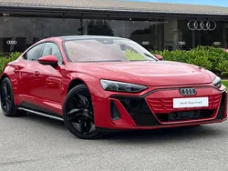 Red New 2025 Audi e-tron GT quattro Comfort Sedan | £87,950 (A bit pricey)