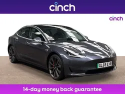 Grey Used 2019 Tesla Model 3 Performance Sedan | £18,649 (Fair price)