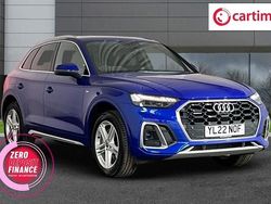 Blue Used 2022 Audi Q5 S-Line SUV | £27,750 (Good price)