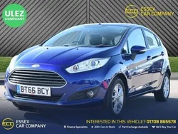 Blue Used 2016 Ford Fiesta Zetec Hatchback | £5,490 (Fair price)