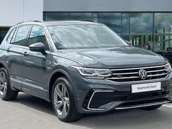 Dolphin grey metallic Used 2023 VW Tiguan R-line Edition SUV | £28,850 (Fair price)