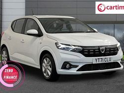 White Used 2021 Dacia Sandero Comfort Hatchback | £9,725 (Fair price)