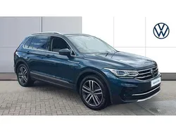 Blue Used 2022 VW Tiguan Elegance SUV | £25,665 (Fair price)