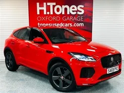 Red Used 2019 Jaguar E-Pace Chequered Flag SUV | £19,995 (Fair price)