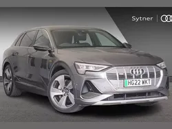 Grey Used 2022 Audi e-tron S-Line SUV | £28,000 (A bit pricey)