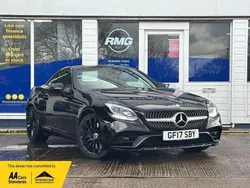 Black Used 2017 Mercedes SLC300 AMG line Cabriolet | £16,900 (Good price)