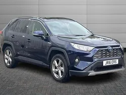 Obsidian blue Used 2020 Toyota RAV4 Hybrid Design SUV | £20,595 (Expensive)
