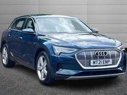 Blue Used 2021 Audi e-tron Advanced SUV | £18,495 (Fair price)