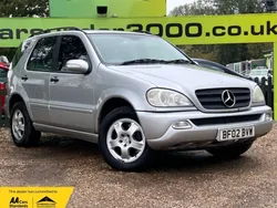 Silver Used 2002 Mercedes ML320 SUV | £2,350