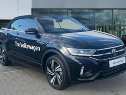 Black New 2025 VW T-Roc Cabriolet R-line Cabriolet | £35,286 (Good price)