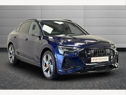 Blue Used 2022 Audi e-tron Sportback Advanced SUV | £35,290