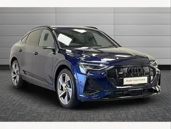 Blue Used 2022 Audi e-tron Sportback Advanced SUV | £36,990