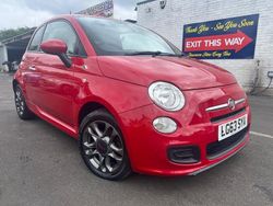 Red Used 2013 Fiat 500 S Hatchback | £3,995 (Fair price)