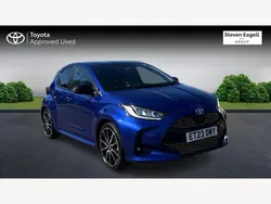 Blue Used 2023 Toyota Yaris Hybrid Sport Hatchback | £18,172 (Fair price)