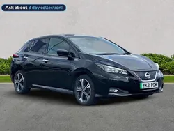 Black Used 2021 Nissan Leaf Hatchback | £9,191 (Good price)