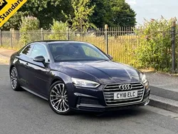Blue Used 2018 Audi A5 S-Line Coupe | £16,295 (Good price)
