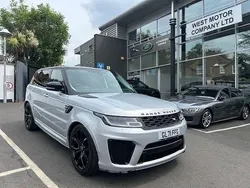 Silver Used 2021 Land Rover Range Rover Sport SVR SUV | £52,695 (Fair price)