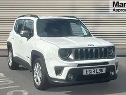 White Used 2019 Jeep Renegade Limited SUV | £13,250 (Fair price)