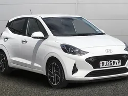 White Used 2025 Hyundai i10 Premium Hatchback | £15,499 (A bit pricey)