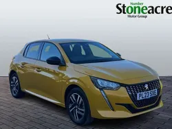 Yellow Used 2023 Peugeot 208 Allure+ Hatchback | £17,000 (Fair price)