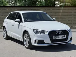 White Used 2017 Audi A3 Sportback Sport Hatchback | £9,495 (Fair price)