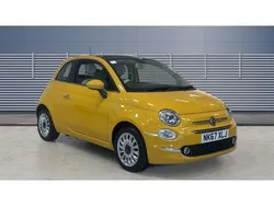 Yellow Used 2017 Fiat 500 Lounge Hatchback | £7,008 (Fair price)
